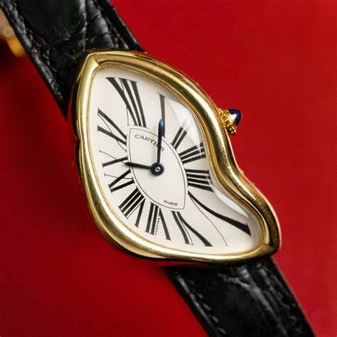 melting clock watch cartier